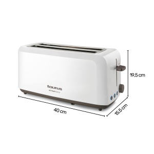 Toaster Taurus Mytoast Duplo, 1450W, 2 fante extra lungi, 7 niveluri de rumenire - Img 5