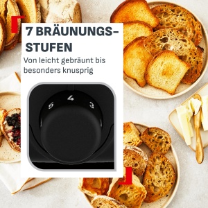 Toaster Tefal Element TL430811, inoxnegru, 4 functii, brat de ridicare - Img 4