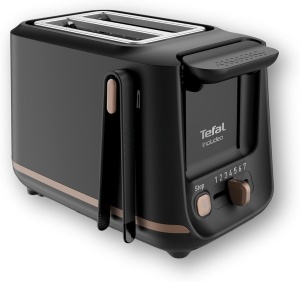 Toaster Tefal TT533811, 2 fante, 7 niveluri rumenire, negru