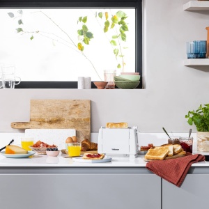 Toaster Tristar BR-1009, 650 W, 2 felii, 6 niveluri rumenire, Alb - Img 2