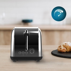 Toaster vertical Cecotec Toastin Time 850 Inox Lite 850W 2 felii fante largi 38 cm functie dezghetare - Img 10