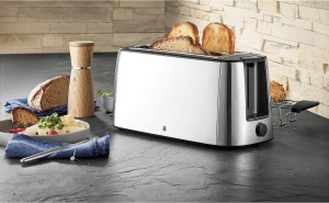 Toaster WMF Bueno Pro din inox pentru 4 felii, 1550W, 6 niveluri de rumenire - Img 2
