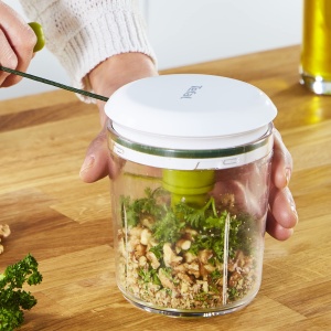 Tocator manual Tefal K1644104 5 Secunde 450 ml Lame din otel inoxidabil Verde - Img 2