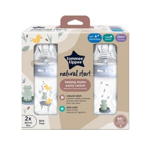 Tommee Tippee Closer to Nature Set 2 Biberoane 260 ml Anti-Colici - Img 2