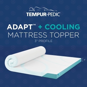 Topper pentru saltea Tempur Adapt Cooling, 7,6 cm, alb - Img 2