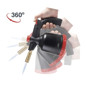 Tortor profesional Lacor 68968 flacara reglabila 1300degC negrurosu - Img 4