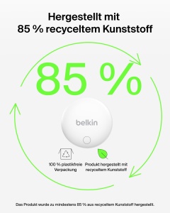 Tracker Bluetooth Belkin SureFind Spot, compatibil Apple si Google, alb - Img 8