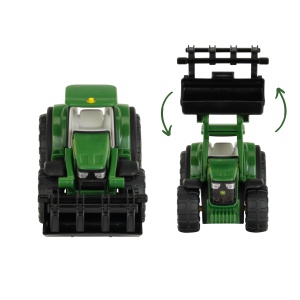 Tractor John Deere 124 cu roti silentioase, pentru copii de la 3 ani - Img 4