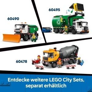 Tractor LEGO City 60498 pentru copii, 204 piese, culoare turcoaz - Img 7