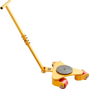 Transportor industrial VEVOR GYW-3T 3 tone roti PU 360deg otel carbon - Img 9