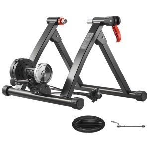 Trena pentru bicicleta VEVOR HS-QX-009AK, 6 niveluri de rezistenta, negru