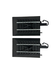 Trenulete Bachmann E-Z Track Hayes Stosnanger, 2 bucati, otel, negru - Img 2