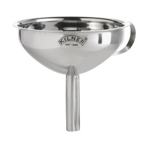 Trichter din inox KILNER cu diametru 13 cm, ideal pentru umplerea sticlelor - Img 1