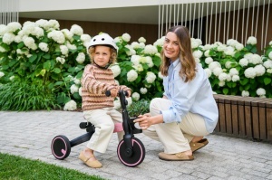 Tricicleta 3-in-1 MoMi FILO pentru copii 1-3 ani pliabila roti EVA anti-pana - Img 2