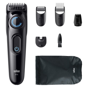 Trimmer barba Braun Series 3 BT3565 NegruAlbastru 40 lungimi ultrascurte 50 min autonomie - Img 7