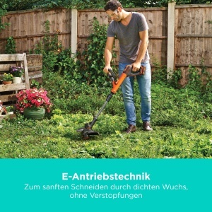 Trimmer de gazon BLACKDECKER STC1840EPC-QW, cu acumulator 18V, 30 cm, usor - Img 5