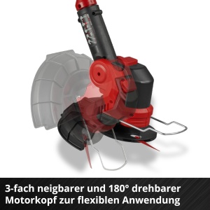 Trimmer de gazon Einhell GE-CT 1825 Li-Solo Power X-Change 180deg motorizat fara acumulator - Img 6