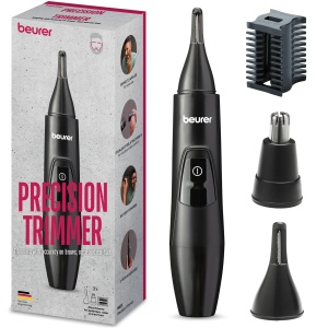 Trimmer de Precizie Beurer MN2X, 3 in 1, Accesorii din Otel Inoxidabil, Waterproof