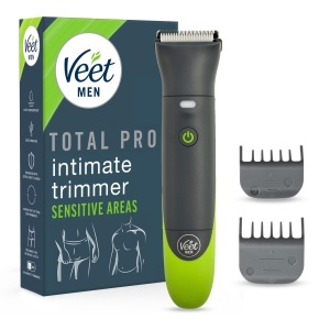 Trimmer Intim Veet Men - Rasierer pentru Intimbra, 100 waterproof, acumulator USB