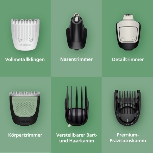 Trimmer multifunctional Philips Multigroom Series 7000 MG793115 16 accesorii lame autoascutite autonomie 120 min - Img 4