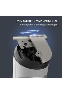 Trimmer multifunctional Rowenta Trim Style TN8934E0, 8-in-1, cu lame din otel inoxidabil - Img 4