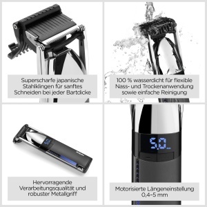 Trimmer pentru barba BaByliss Super-X S996E, lame din otel japonez, 0.4-5 mm - Img 5