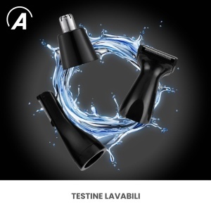 Trimmer pentru nas si urechi Ardes ARTRIM01, 3 in 1, putere 10000 RPM, cu accesorii - Img 5