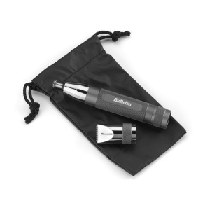 Trimmer pentru nas, urechi si sprancene BaByliss Super-X E116E, metal, 3-in-1, baterii - Img 5