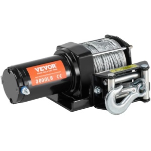 Troliu electric VEVOR P3000-1A 12V 1361 kg cablu din otel IP55 telecomanda - Img 12