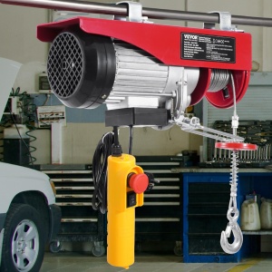 Troliu electric VEVOR PA400 400 kg motor cu telecomanda 42 m inaltime de ridicare 12 m - Img 8