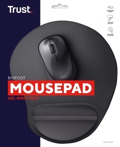 Trust Bigfoot Mousepad Ergonomic cu Gel Negru 205x236 mm - Img 8