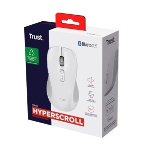 Trust Ferro Mouse Wireless Alb Bluetooth si 24GHz Scroll Rapid Timp Redus - Img 14