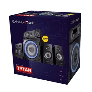 Trust Gaming 21738 GXT 658 Tytan 51 Difuzor PC Surround cu Subwoofer Difuzoare cu Iluminare LED Sistem de Sunet pentru PC Laptop Consola Televizor Neg - Img 13