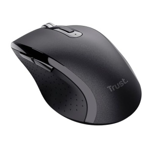 Trust Sura Mouse Wireless pentru laptop/PC/Mac, 800-1200 DPI, 6 butoane, raza de actiune wireless de 10 metri, senzor optic, micro receptor USB, mouse wireless pentru dreptaci, Windows Dell MacBook, negru - Img 13