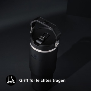 Tumbler cu pai Stanley 1913, 0.89L, Negru - Img 6