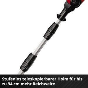 Tuns gard viu telescopic cu acumulator Einhell GE-HH 18/45 Li T-Solo Power X-Change (Li-Ion, 18 V, lungime lama 45 cm, lama din otel diamantat, fara baterie si incarcator) - Img 7