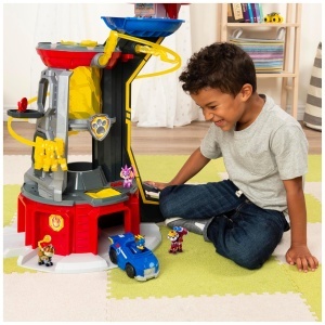 Turn de Observatie Paw Patrol Mighty Lookout, 84cm, cu 4 Figurine si Efecte Luminoase - Img 4