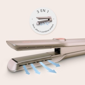 Ufesa Air Duo Style 3-in-1 Aparat pentru uscare si indreptare par Motor digital 110000 RPM Placi ceramice extra-late - Img 2