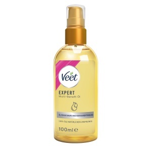 Ulei pentru ras si indepartare par Veet Expert Multi-Benefit, 100 ml, 100 naturale