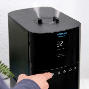 Umidificator Cecotec BreezeCare 4000 Connected rezervor de 6L umidificare de 400 mlh Wi-Fi si control tactil functie de plasma acoperire de pana la 40 - Img 3