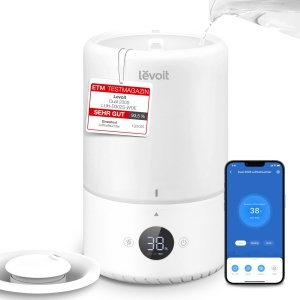 Umidificator inteligent Levoit Dual 200S 3L 19dB senzor umiditate alb