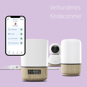 Umidificator inteligent Maxi-Cosi Breathe pentru camera bebelusului 38L difuzor uleiuri esentiale control prin aplicatie - Img 7