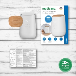 Umidificator si difuzor aroma Medisana AH 680 ultrasunete cu timer si mod somn - Img 6