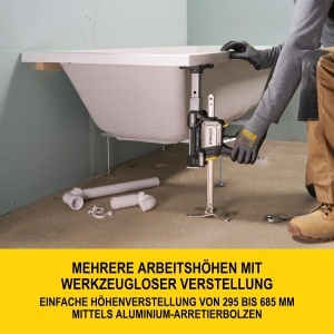 Unealta de ridicat Stanley TradeLift Plus, 150 kg, telescopica, din aluminiu - Img 4