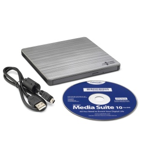 Unitate externa DVD Hitachi-LG GP60, portabila, USB 2.0, argintie - Img 3