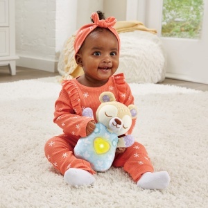 Ursulet de Plus Interactiv VTech Baby Schlummerbarchen cu Noapte Luminata si Muzica - Img 3
