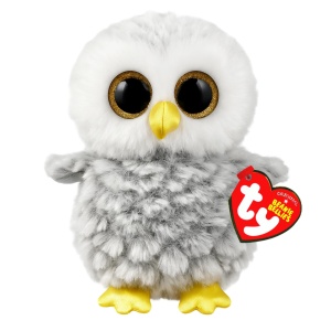 Ursulet de Plus Ty Beanie Boo Owlette 15cm - Design Colorat, Ideal pentru Colectie