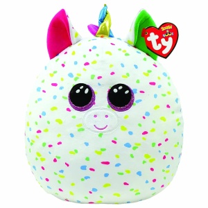Ursulet de plus TY - Squish a Boo Einhorn Harmony, 20 cm, multicolor