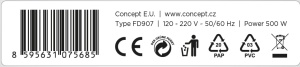 Uscator de fructe si legume Concept SO3020, 7 tavi, ecran touch - Img 5