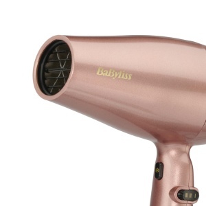 Uscator de par BaByliss 2100W Rose Gold, tehnologie ionica, 3 temperaturi - Img 7